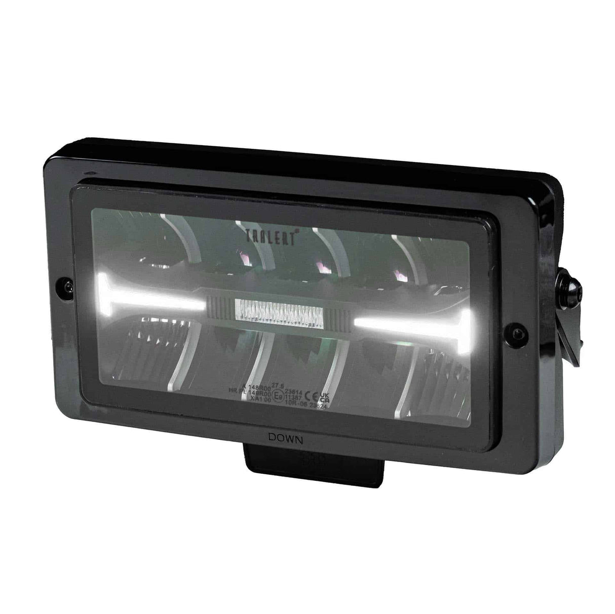 TRALERT® Atlas+ 220 LED Driving Light – 12–24V with Dual Colour Position & R65 Warning Light