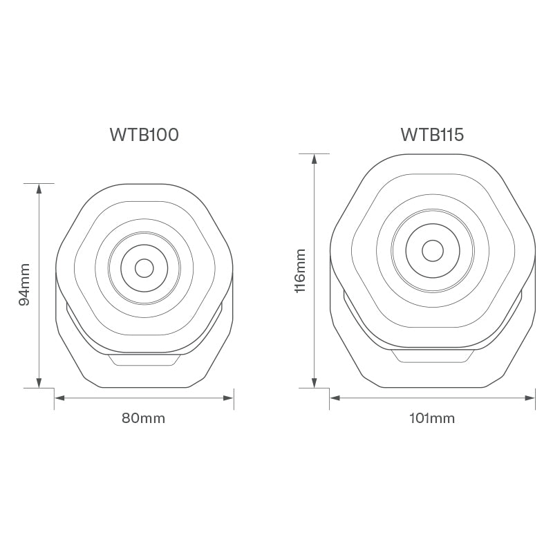 LED Autolamps Dual-Beam Rechargeable Mini Workshop Work Light (100mm)