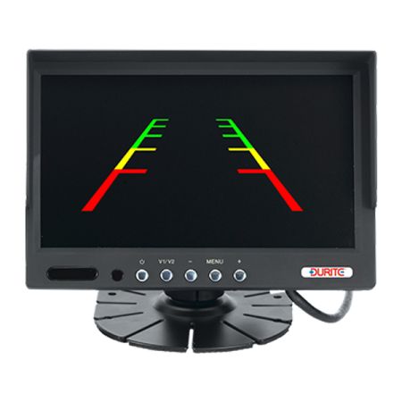Durite 7" AHD TFT LCD CCTV Monitor (2 camera inputs) - 12/24V
