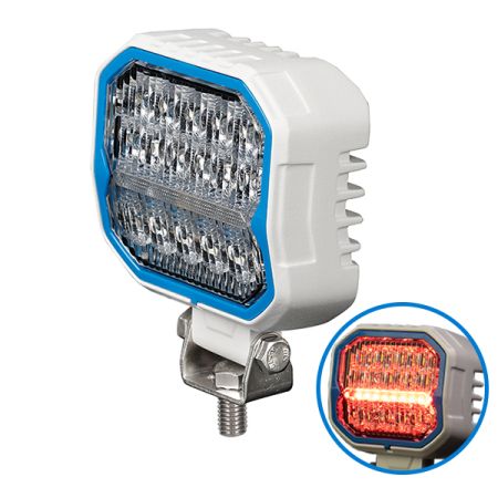 Durite 3.6" Energy Efficient Work Lamp with Red Position Lamp - 12/24V