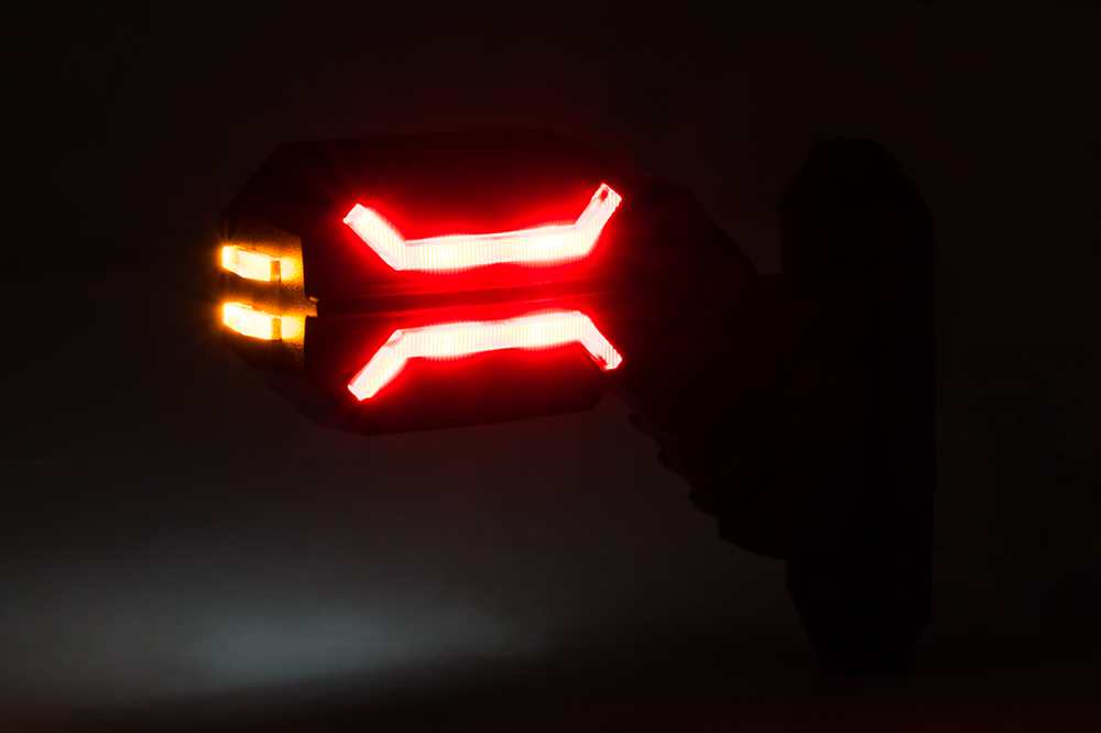 LED Three Function Stalk Mount Rubber Flexible Marker Lamp