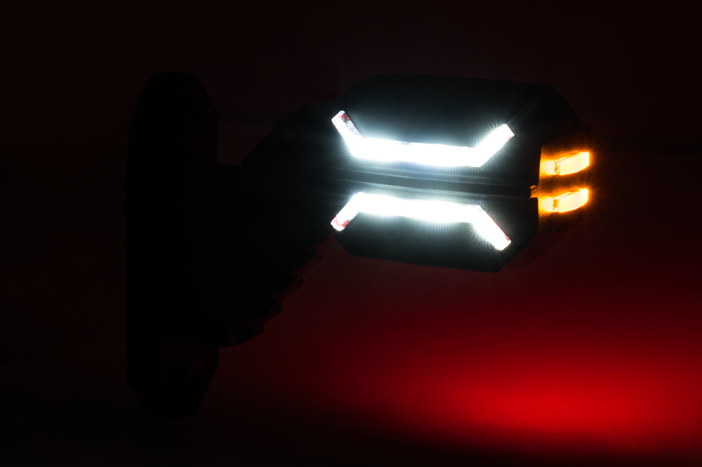 LED Three Function Stalk Mount Rubber Flexible Marker Lamp