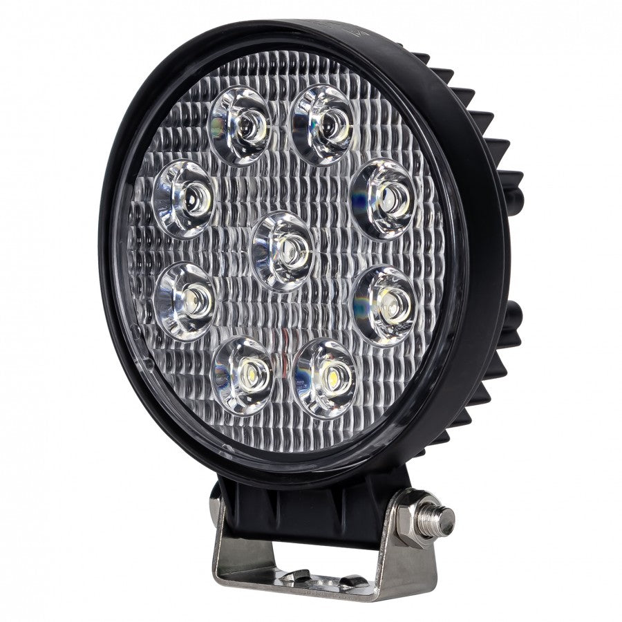 Lightbar UK 27W Round LED Utility Worklight Lamp