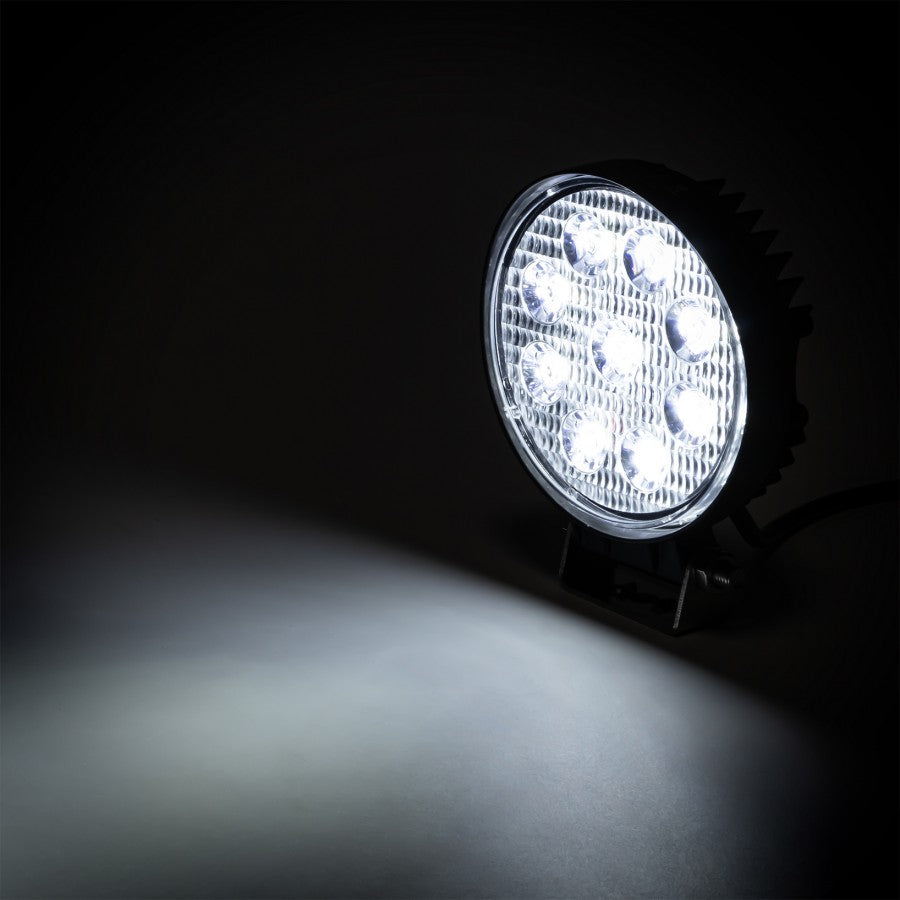 Lightbar UK 27W Round LED Utility Worklight Lamp
