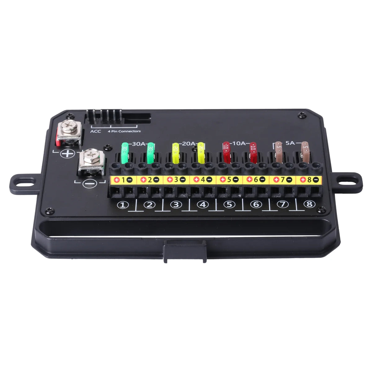 TRALERT® 8-PAD LED Lighting Switch Panel with Smartphone App Control – 8-Button RGB Controller, 12/24V, ECE R10