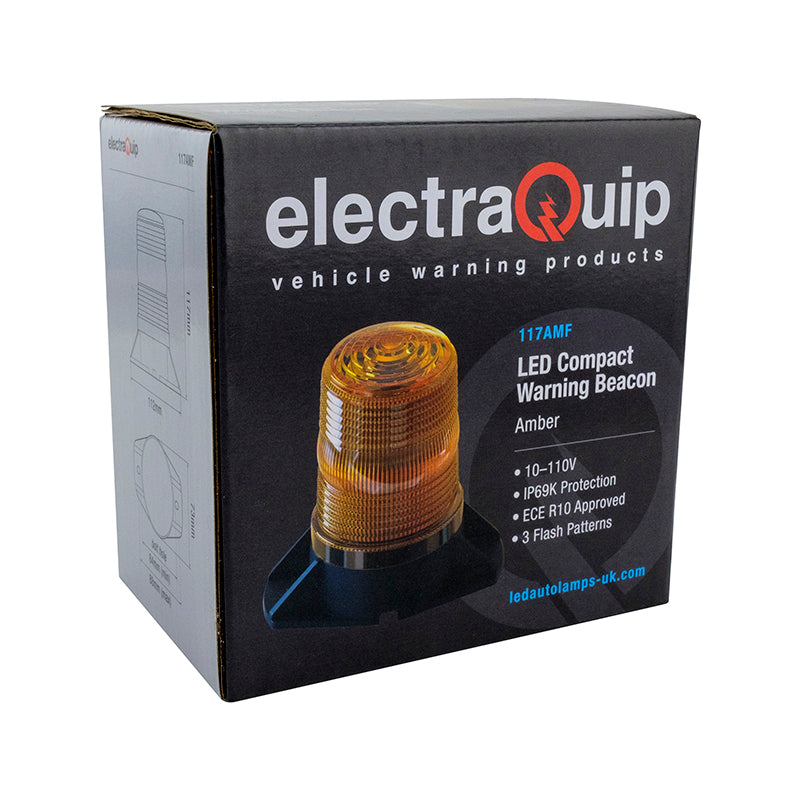 LED Autolamps LED Compact Warning Beacon 10 - 110V - Two Bolt Mount