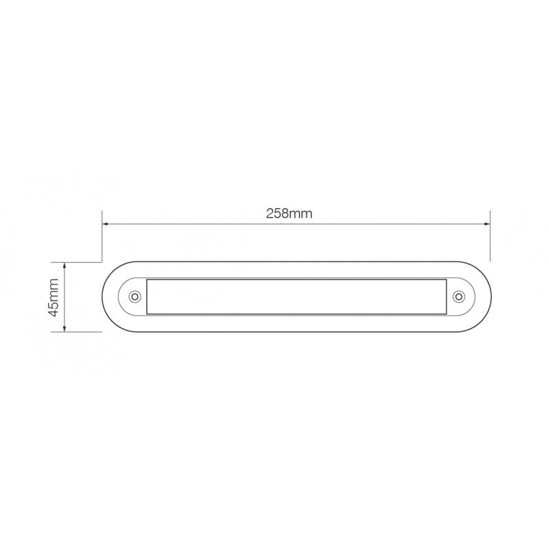 LED Autolamps 235 Series LED Lamp Surface Mount Bracket