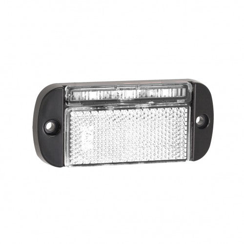 LED Autolamps Marker Lamp with Reflex Reflector (Black Housing)