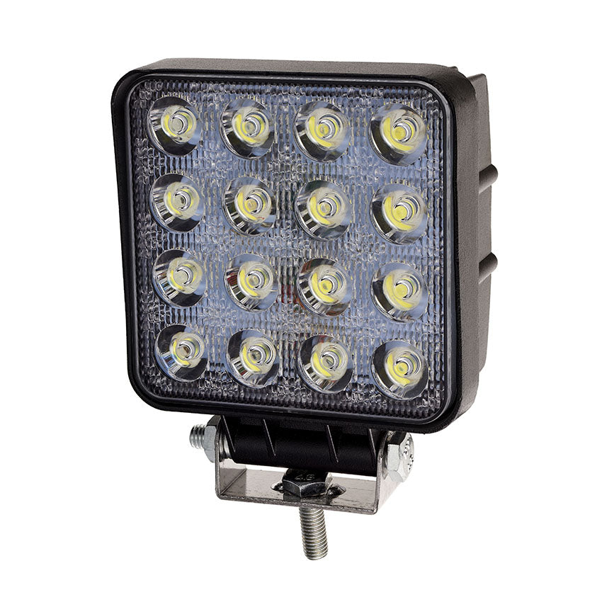 Lightbar UK 48W Square LED Worklight Lamp 12/24V