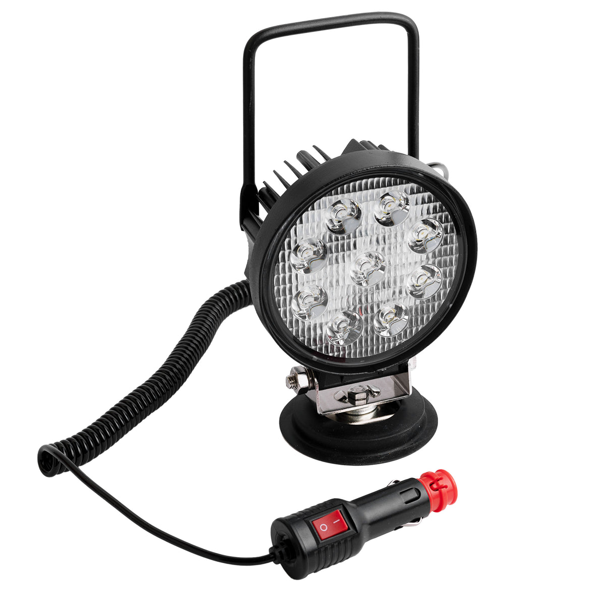 Lightbar UK 27W Round Magnetic LED Work Lamp
