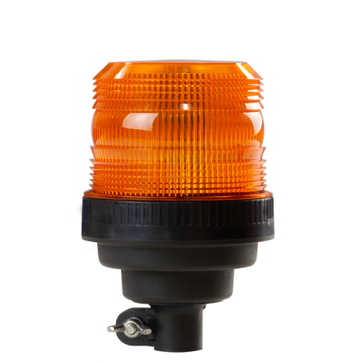 ECCO LED Series Bronze Flashing Beacon - Mini DIN Pole Mount