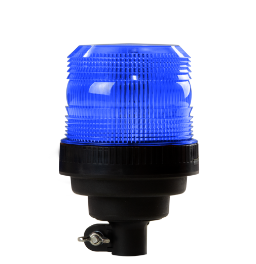 ECCO LED Series Bronze Flashing Beacon - Mini DIN Pole Mount