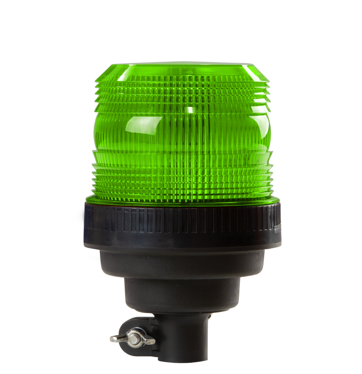 ECCO LED Series Bronze Flashing Beacon - Mini DIN Pole Mount
