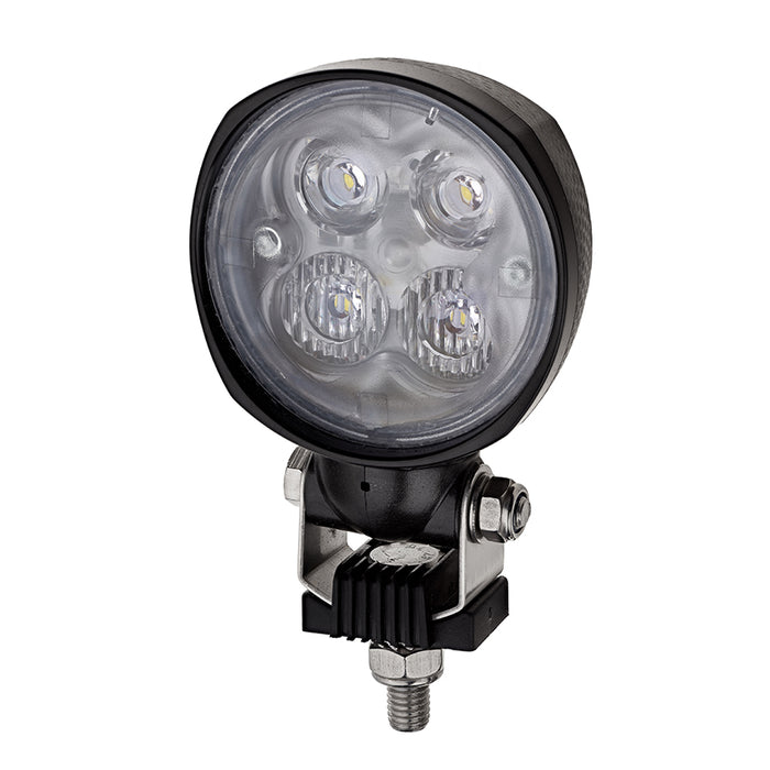 LAP Electrical 12W Round LED Work Lamp with 360 Degree Swivel-Head