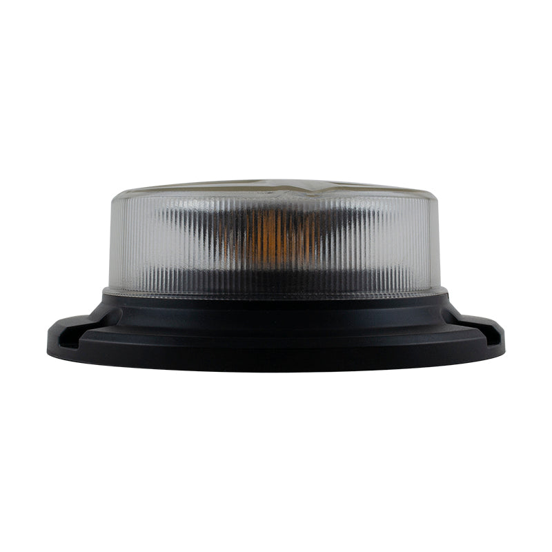 LED Autolamps LPB Series R65 Low Profile LED Beacon - 3 Bolt (Clear Lens)