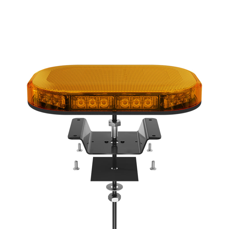 LED Autolamps MLB 246 Mini R65 Approved Compact LED Lightbar (Amber Lens) - Single Bolt