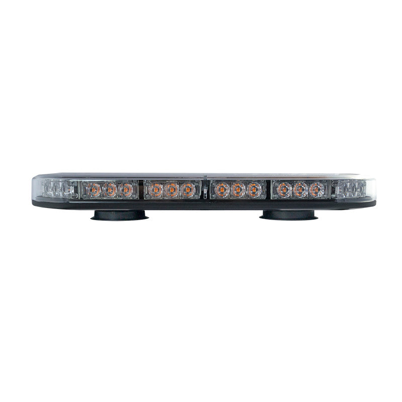LED Autolamps ElectraQuip MLB 380 Low Profile LED Amber Roof Lightbar - Magnetic Vacuum Mount