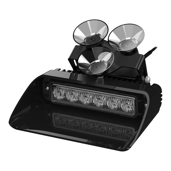 Durite R65 Class 2 Suction Cup Dash Mount LED Warning Light - Amber