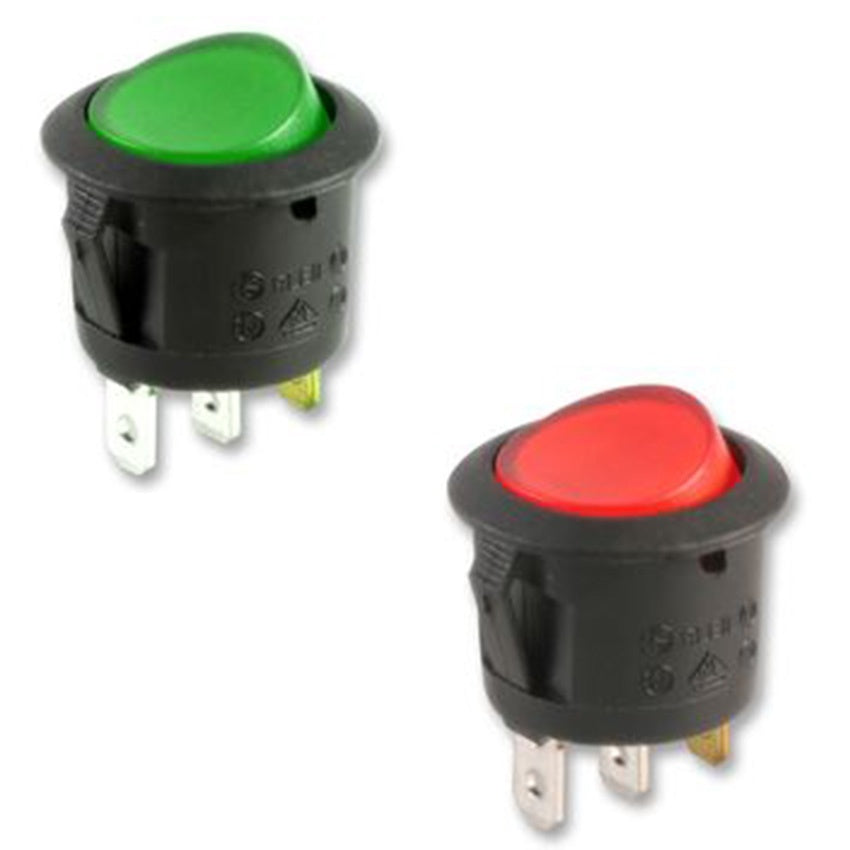 Round Rocker Switch 12V
