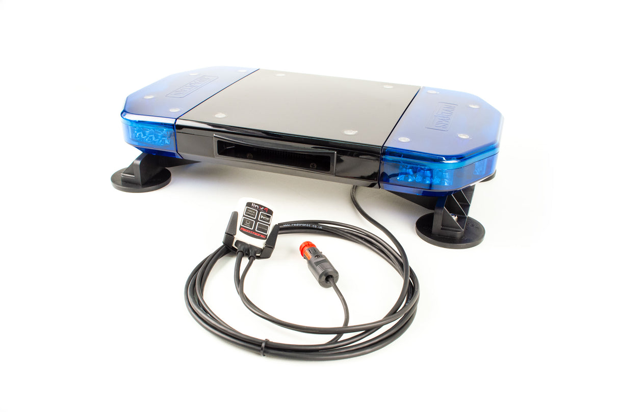 Redtronic SpartanX 24 LED R65 Magnetic Lightbar with Integrated Siren