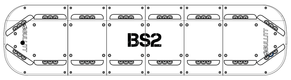 Redtronic Bullitt Basic LED Lightbar - 121cm / 47.5''