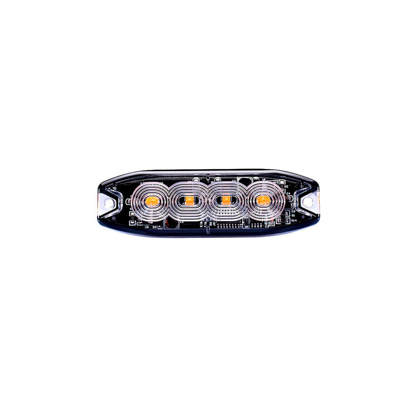 Slimline 4 LED Flashing Strobe Light Head