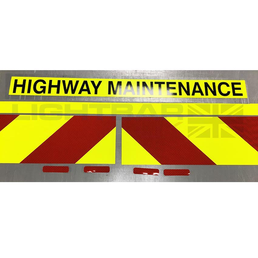 Magnetic Reflective Chevron Kit for Cars and Small Vans