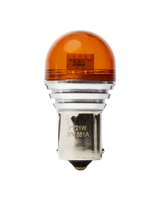 Ring 12v PY21W 581 Amber Filament-style LED Indicator Bulb - Twin Pack