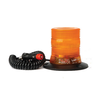 LAP Electrical Compact Xenon Magnetic Mount Flashing Beacon - Amber