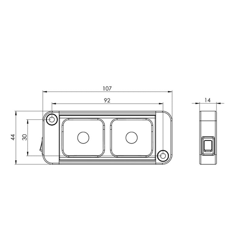 Labcraft Novalux Switched LED Interior Work Light