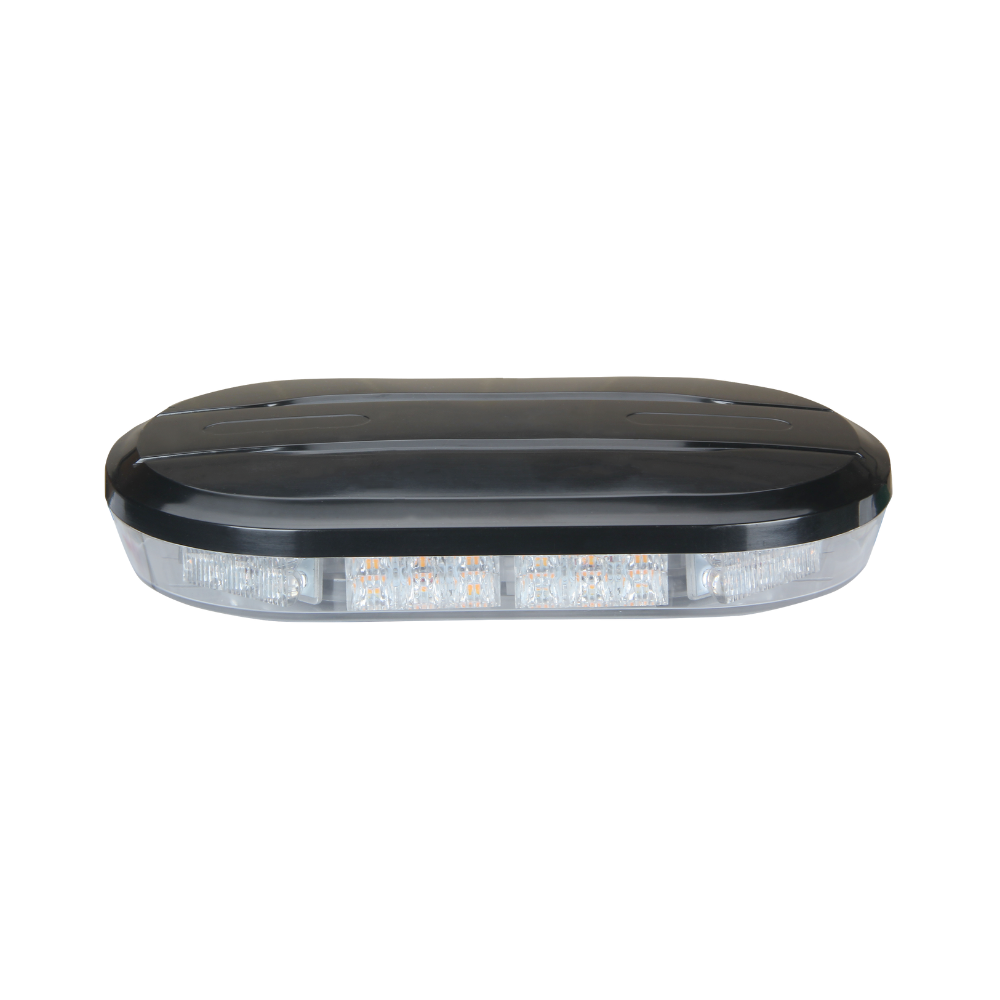 Sigma II Mini Master Blasé LED Warning Lightbar – 10" R65 Amber Beacon, Bolt Mount, 12–24V