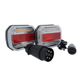 Wireless Magnetic LED Trailer Lamp Kit – Rechargeable Stop, Tail & Indicator Lights