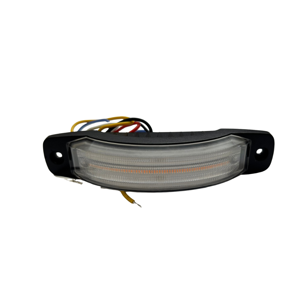 Explorer 18 LED Amber Warning Light – R65 Class 2 Strobe, 10–30V, Surface Mount, IP69K Rated