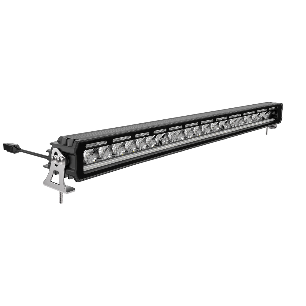 Adventure 20" LED Driving Light Bar – 120W, 9600lm, Spot Beam with Integrated Warning Light, ECE Approved