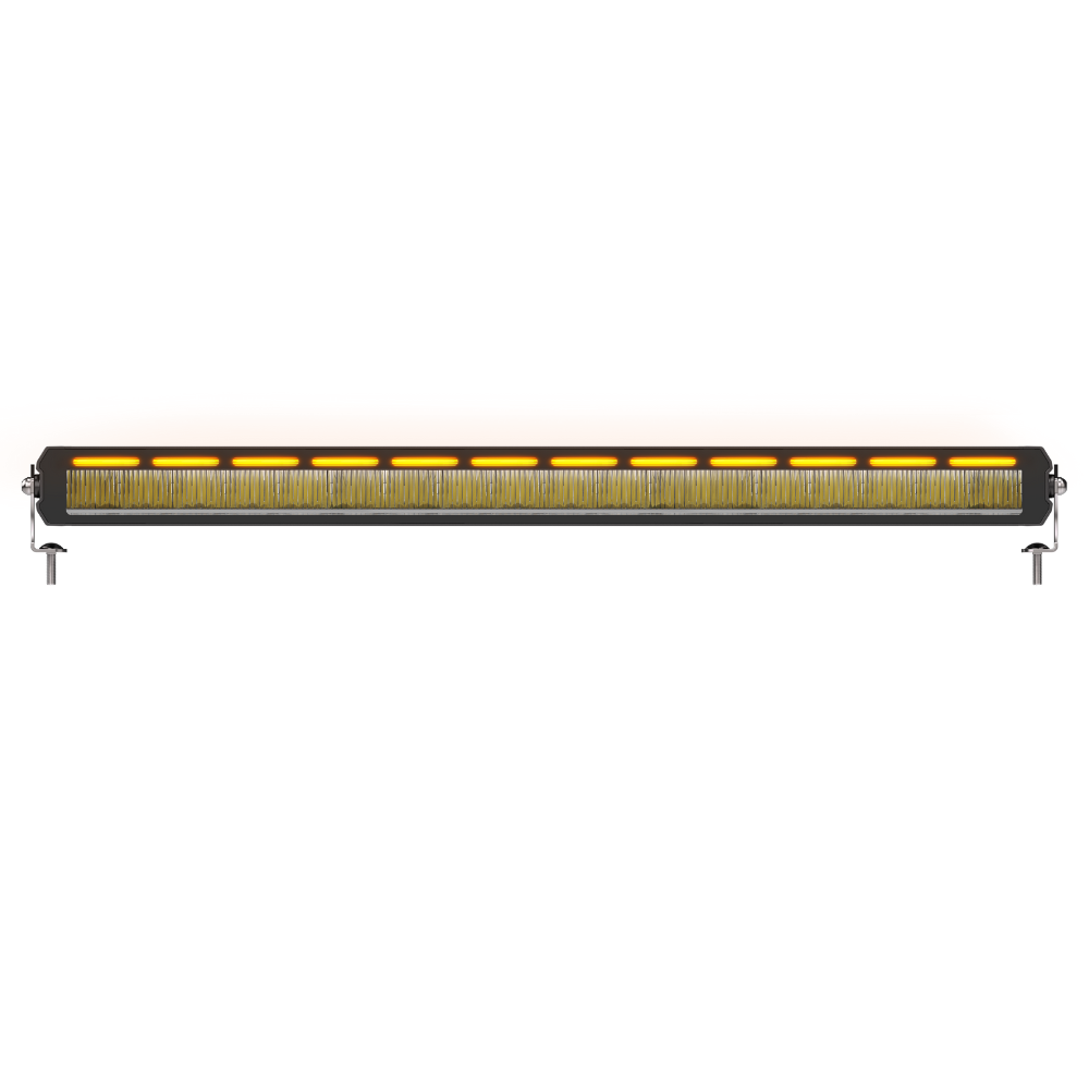 Adventure 20" LED Driving Light Bar – 120W, 9600lm, Spot Beam with Integrated Warning Light, ECE Approved
