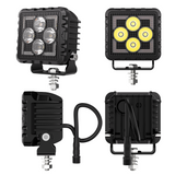 Odyssey 3" Twin LED Off-Road Light Kit with Position Lights – 3,200 Lumens, 9-36V