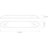 LED Autolamps Interior Low Profile Compact Lamp - 150mm