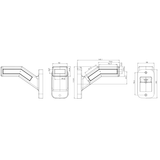 Truck LED Neon Rubber Stalk Mount LED Marker Lamp (W168.2)