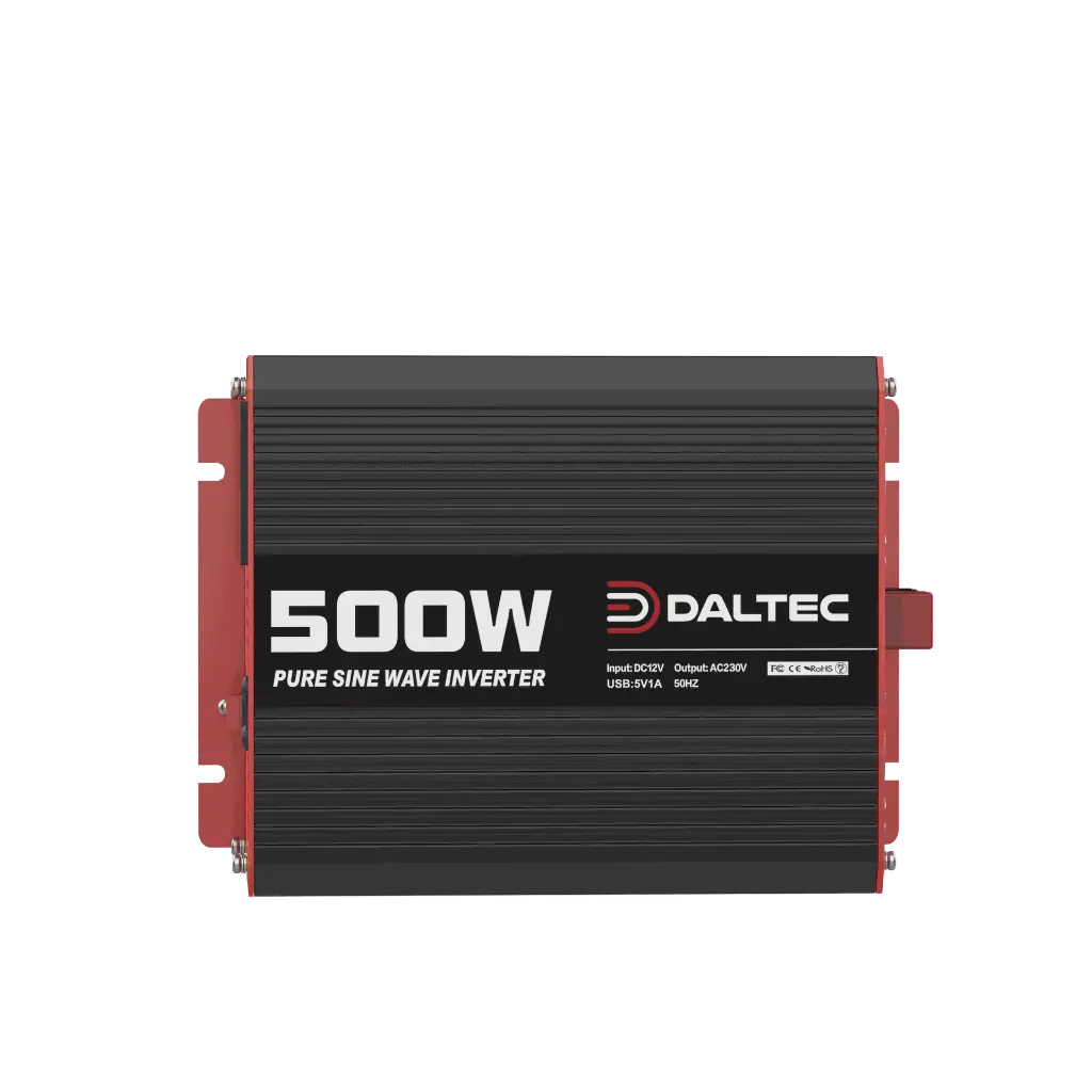 12V 500W Pure Sine Wave Power Inverter – DC to AC, IP21, Vehicle & Van Power Supply