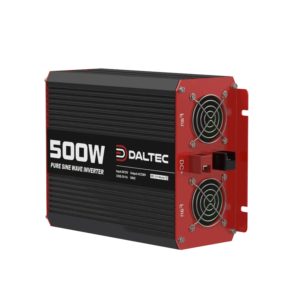 12V 500W Pure Sine Wave Power Inverter – DC to AC, IP21, Vehicle & Van Power Supply