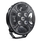TRALERT® Ypsilon 9 LED Driving Light with Amber Warning Strobe – 7,800 Lumens, White/Amber Position Lights, 9–36V | WD-12078.1