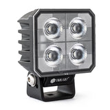 TRALERT® Onix Square LED Work Light – 3800lm Flood Beam, 40W, 12–24V with Integrated DT Connector