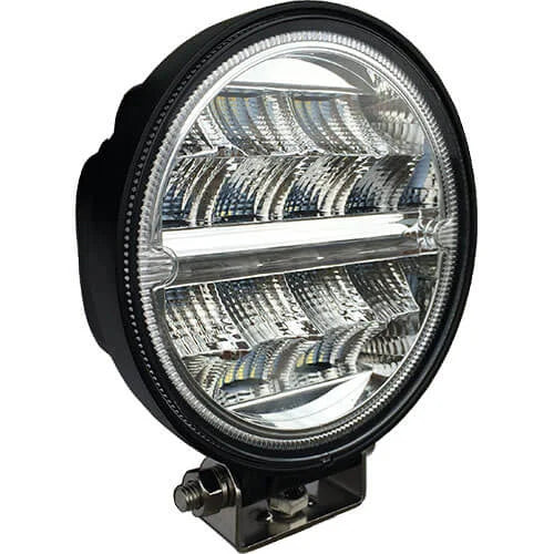 TRALERT® Onix Round LED Work Light – 2272lm Flood Beam, 12–24V with DT Connector