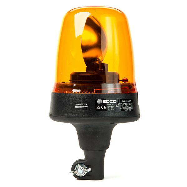 britax emergency lights ECCO Britax 395 Flexi DIN Pole Rotating Flashing Beacon – Lightbar UK  Limited