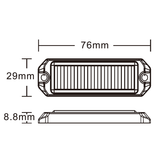 708 Series 3 LED Strobe Grille Light – Compact Warning Lamp
