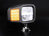 TRALERT® LED Oval Headlight LH – High & Low Beam with Position Light, 10–30V, Non-Heated Lens