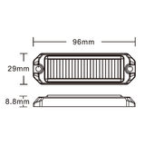 708 Series 4 LED Strobe Grille Light – Compact Warning Lamp