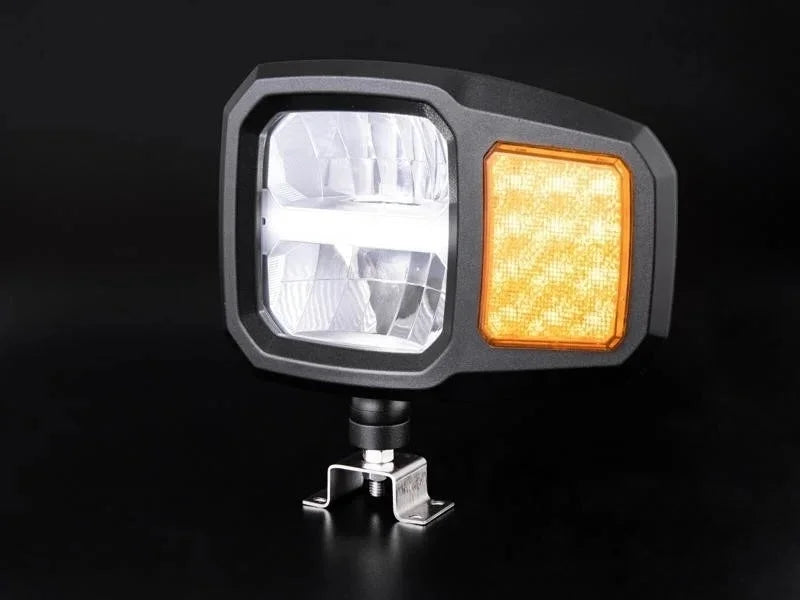 TRALERT® LED Oval Headlight RH – High & Low Beam with Position Light, 10–30V, 6-Pin Deutsch Connector