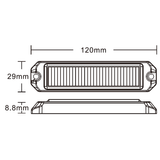 708 Series 6 LED Strobe Grille Light – Compact Warning Lamp