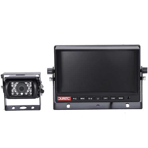 Durite 7" Camera System (2 camera inputs, incl. 1 x Sony CCD camera & U-shaped bracket)